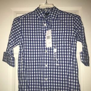 Tommy Hilfiger Boys 8-10 Medium Check Shirt BNWT